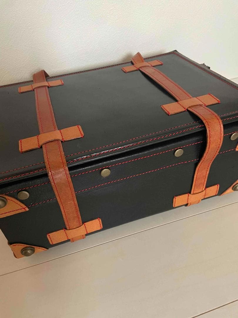 ユーラシアトランク　本革黒キャメル　機内持ち込み　キャリーカート　旅行鞄　シフレ