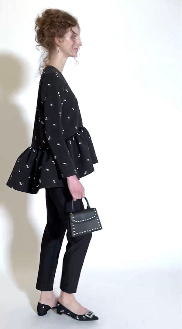 ツルバイマリコオイカワ　Gala 25W トップス　36 ブラウス　47300円