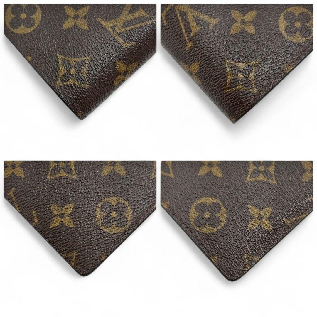 外観美 箱・保存袋付 ルイヴィトン モノグラム ポルトフォイユ ブラザ 831