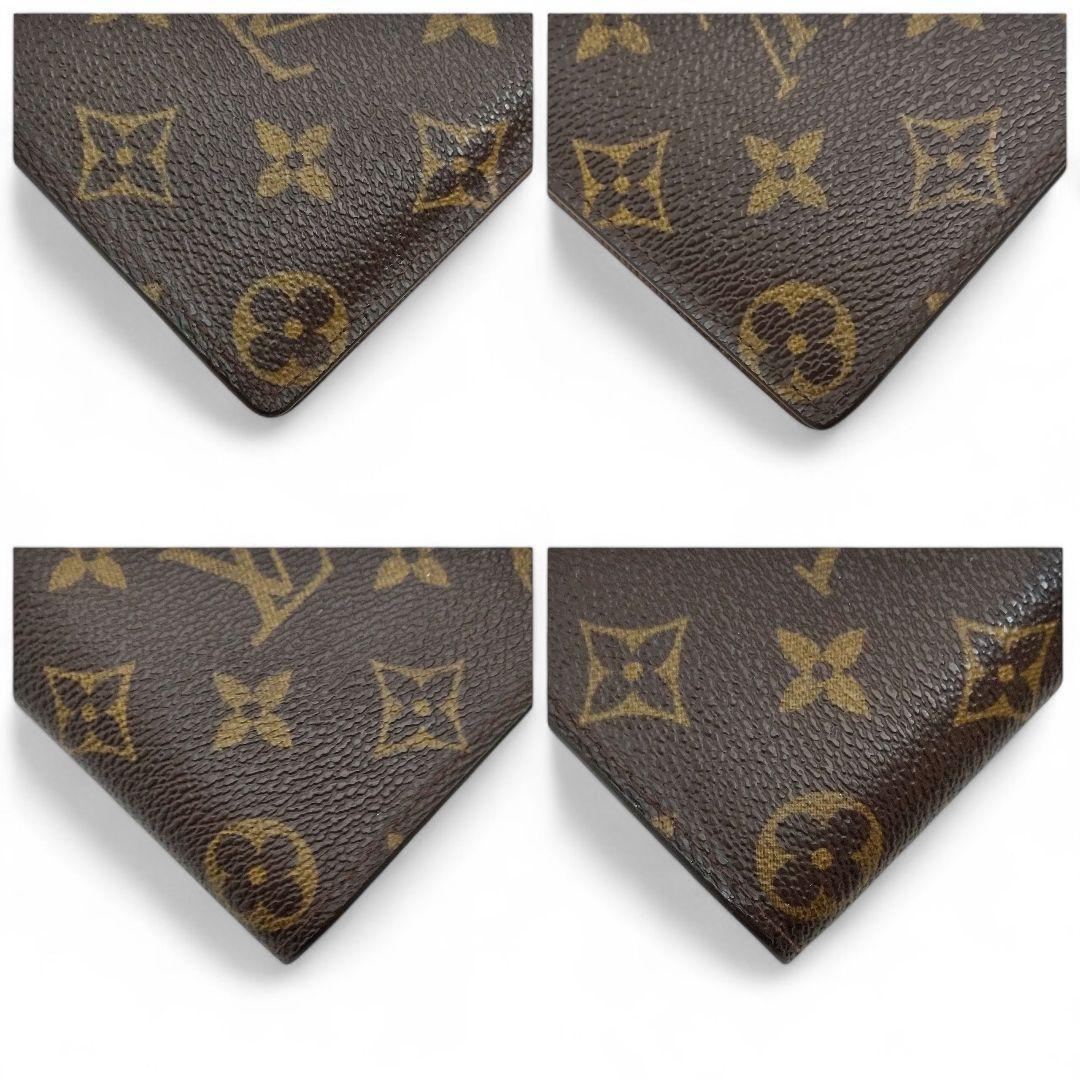 外観美 箱・保存袋付 ルイヴィトン モノグラム ポルトフォイユ ブラザ 831