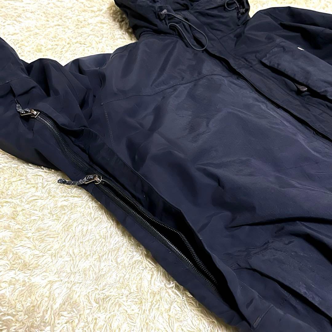 ノースフェイス★３WAY　マウンテンパーカー　ライナー付　XXL　黒　ロゴ刺繍