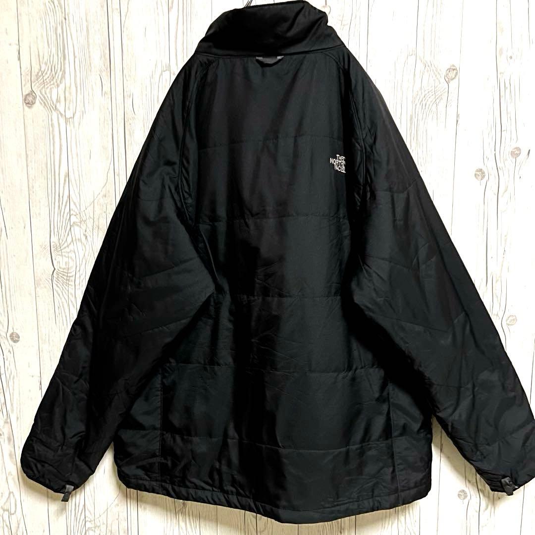 ノースフェイス★３WAY　マウンテンパーカー　ライナー付　XXL　黒　ロゴ刺繍