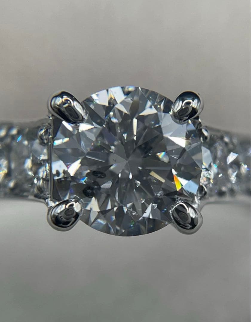 最終交渉可JA93★最高級 ダイヤモンド1.516ct pt リング 鑑定書付