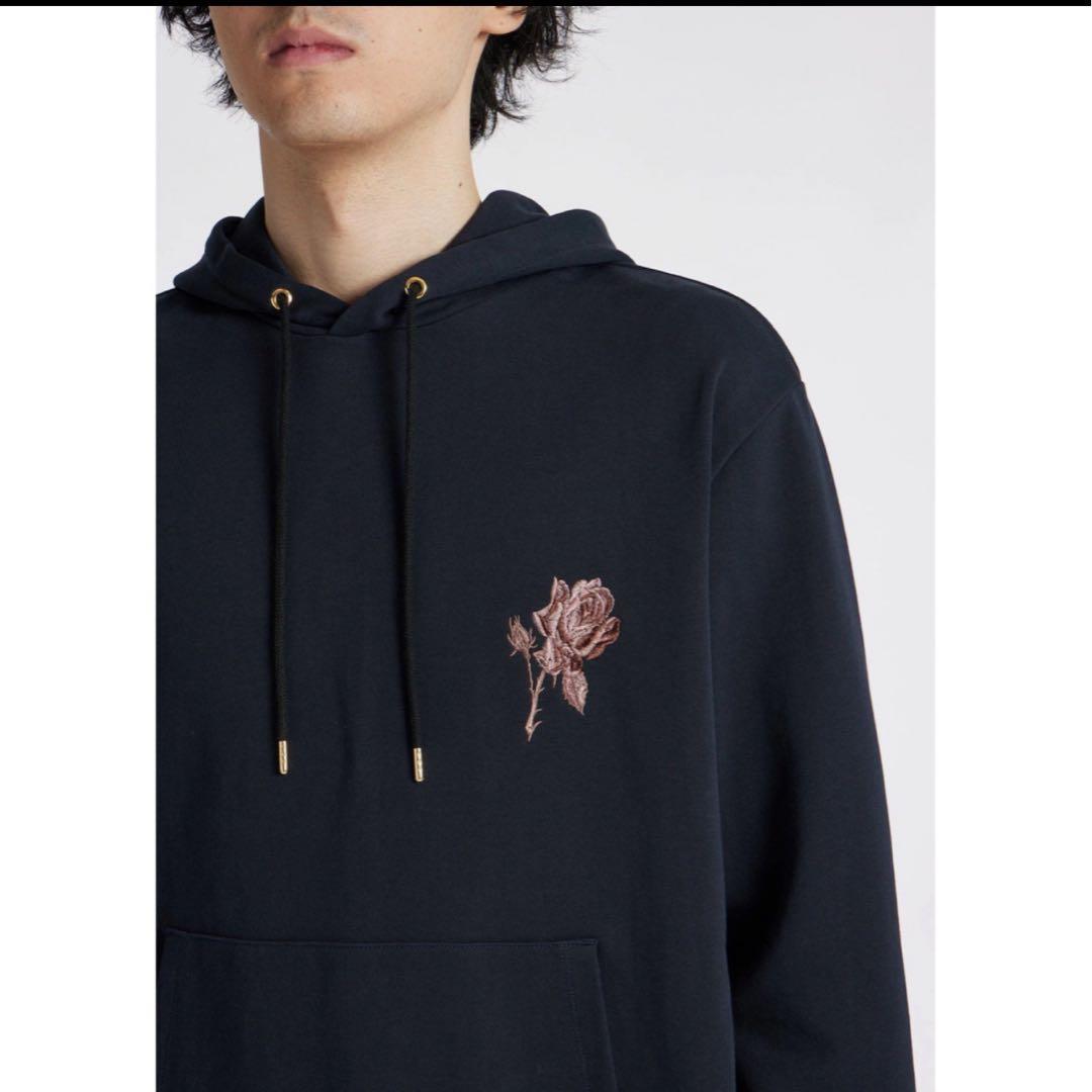 ポールスミス　エンブロイダリー ローズ パーカ　Lサイズ
