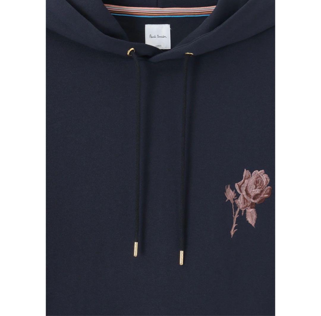 ポールスミス　エンブロイダリー ローズ パーカ　Lサイズ