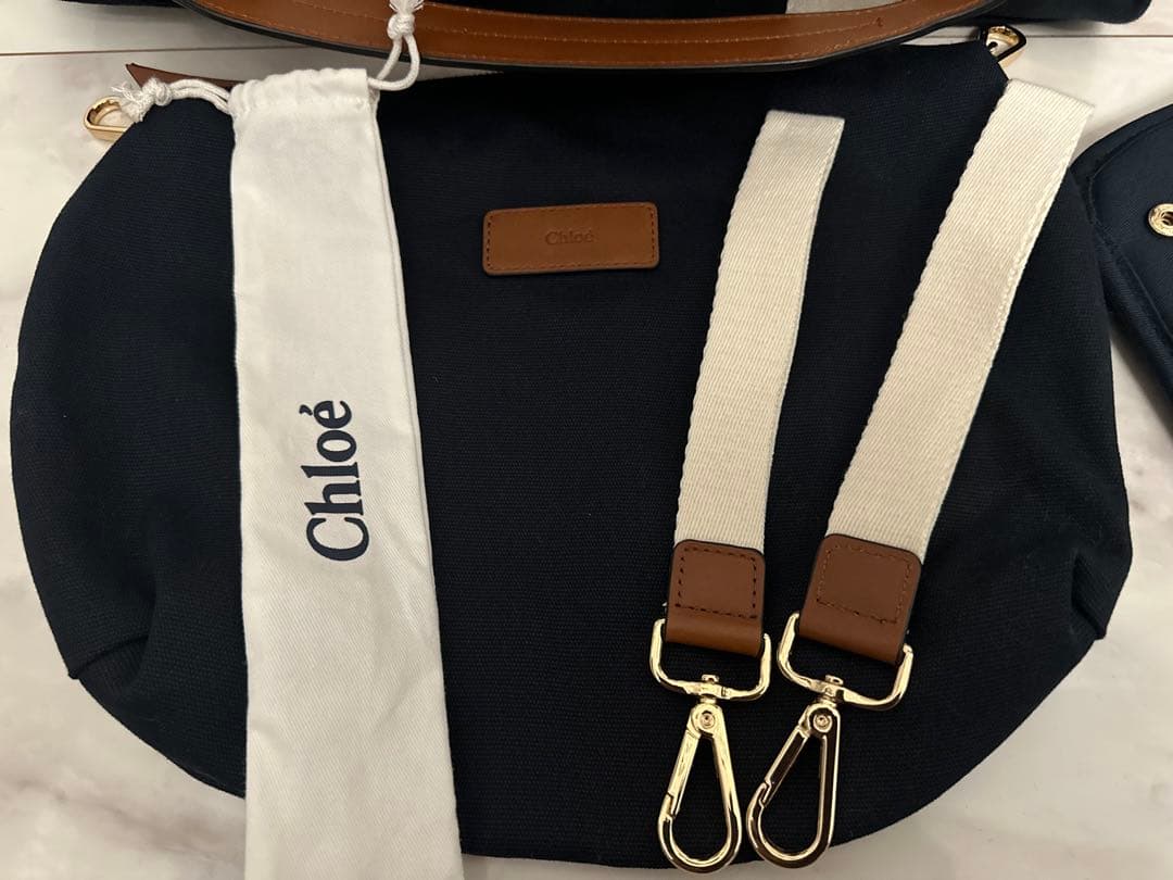 【美品】Chloé マザーズバッグ ブラック