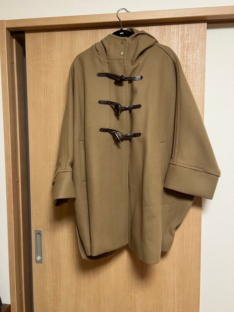 【フレームワーク】メルトンダッフルポンチョコート　38　キャメル