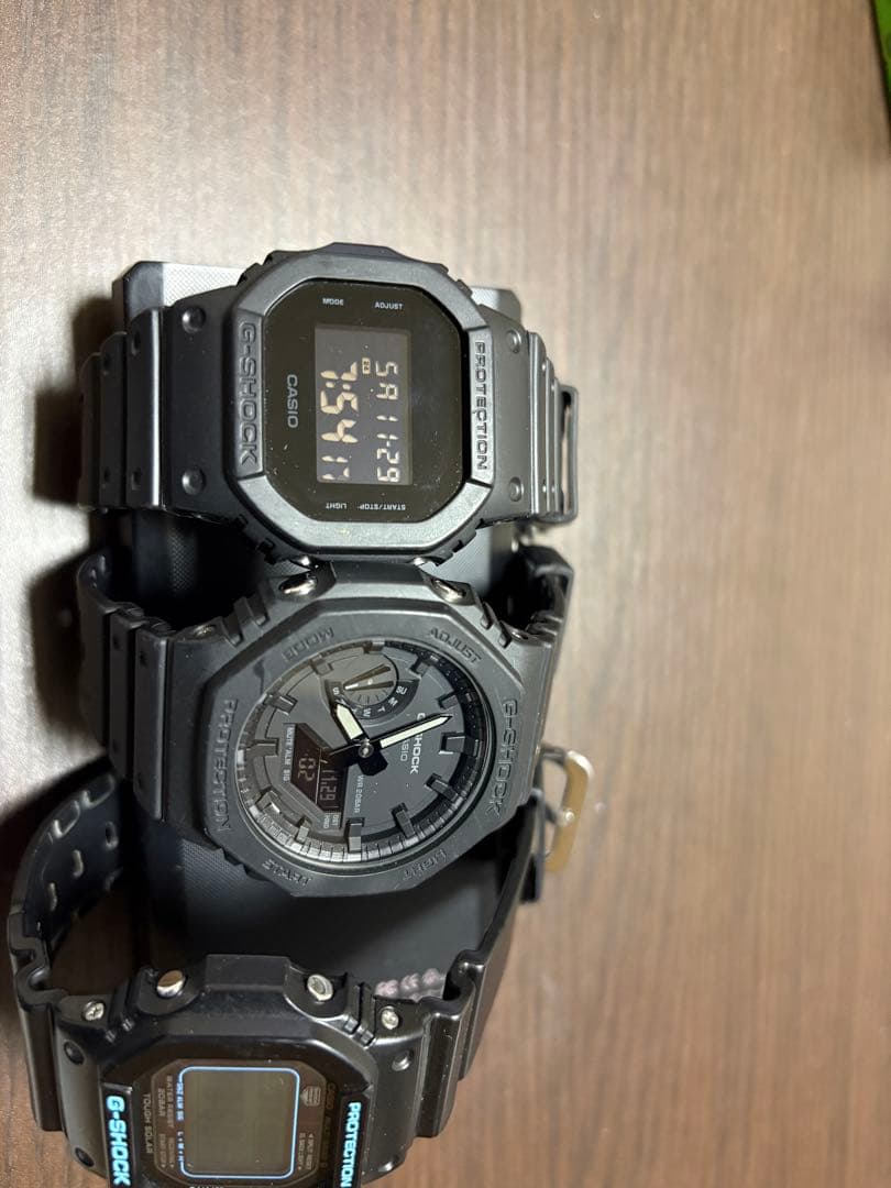 G-SHOCK デジタル腕時計 3点セット