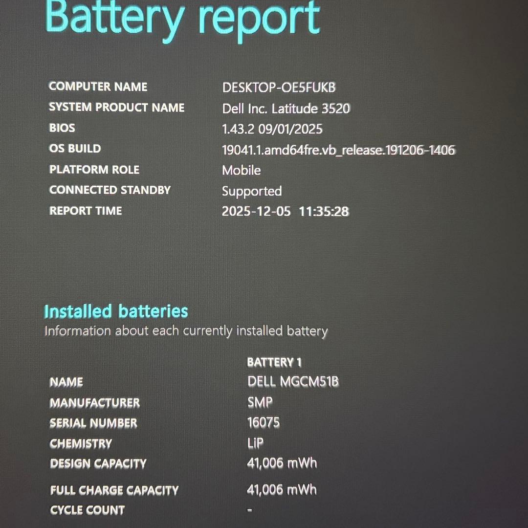 美品 Latitude 3520 11世代 i5 16GB 256GB フルHD