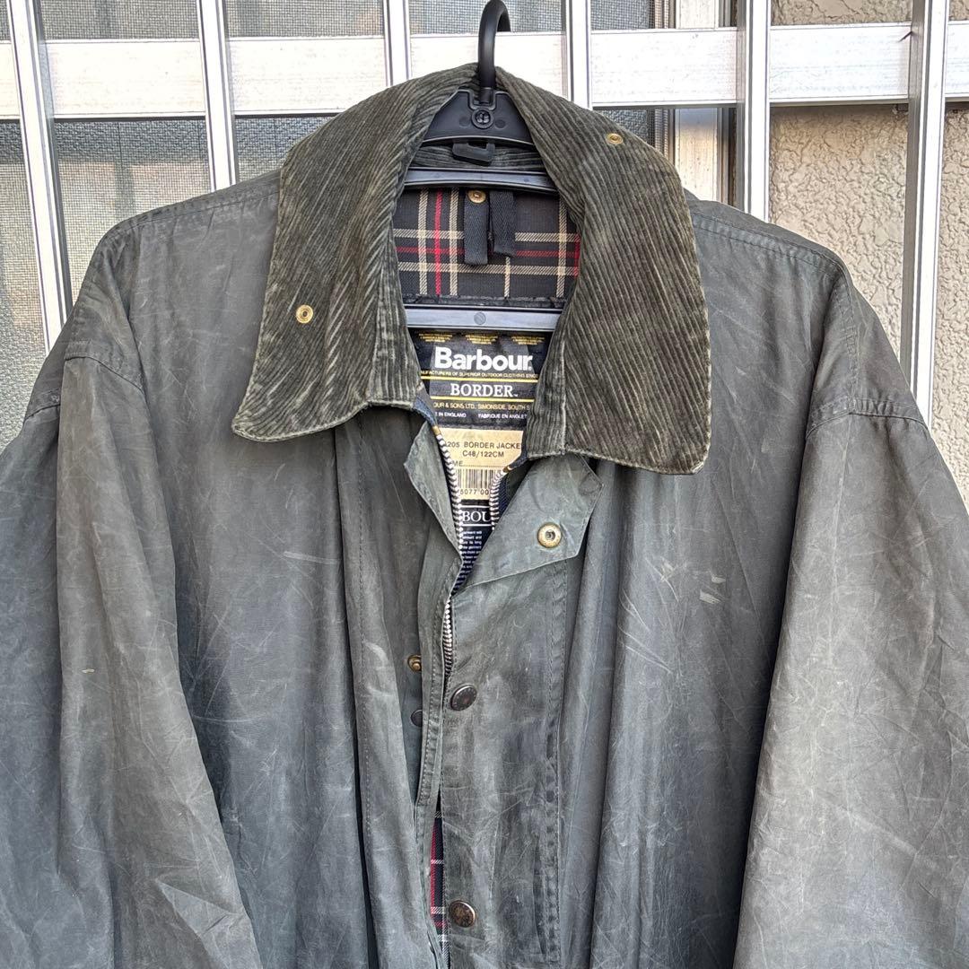 キ*ク様 00's Barbour BORDER COAT C48