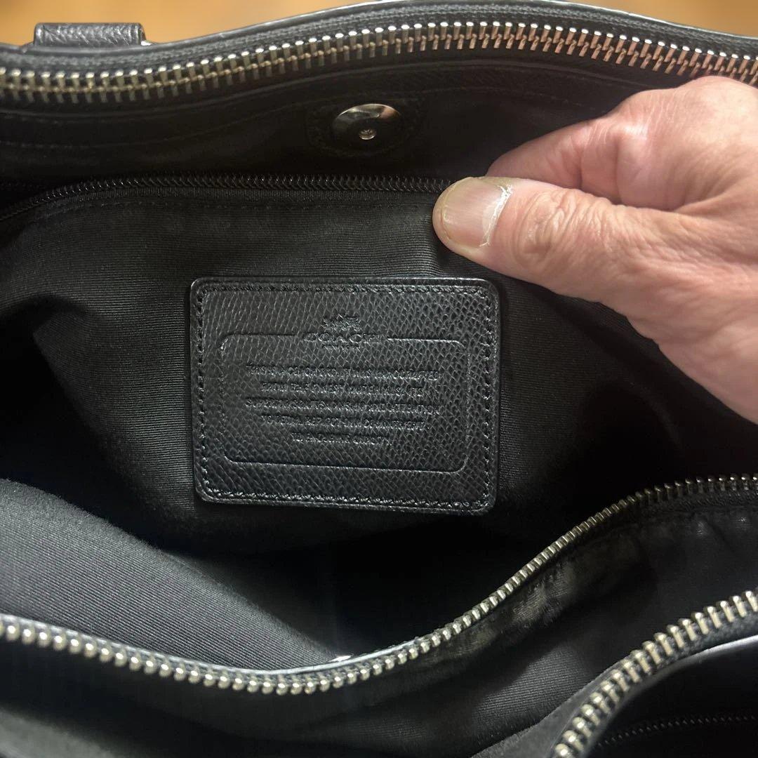 COACH ブラック ビジネスバッグ