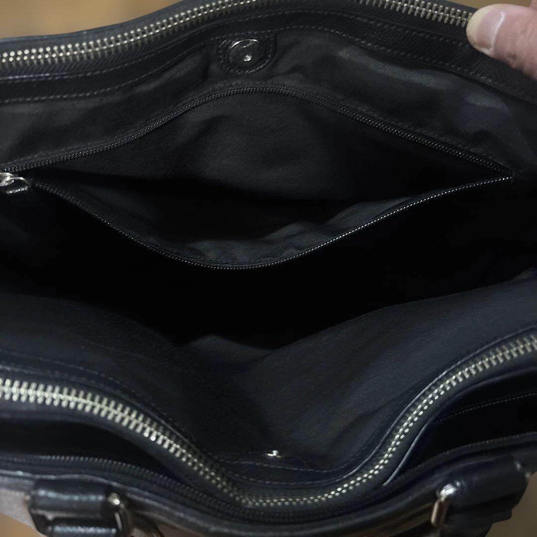 COACH ブラック ビジネスバッグ