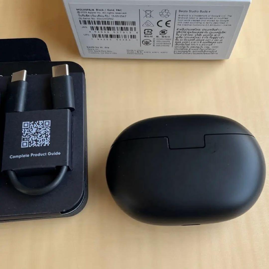 Beats Studio Buds+ Black/Gold ワイヤレスイヤホン