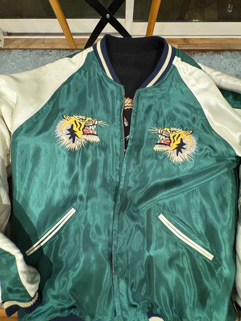 【激レア】GOLD wool souvenir jacket