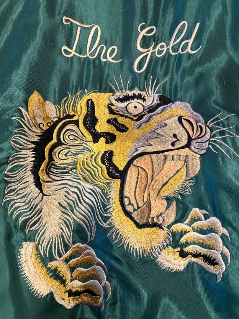 【激レア】GOLD wool souvenir jacket