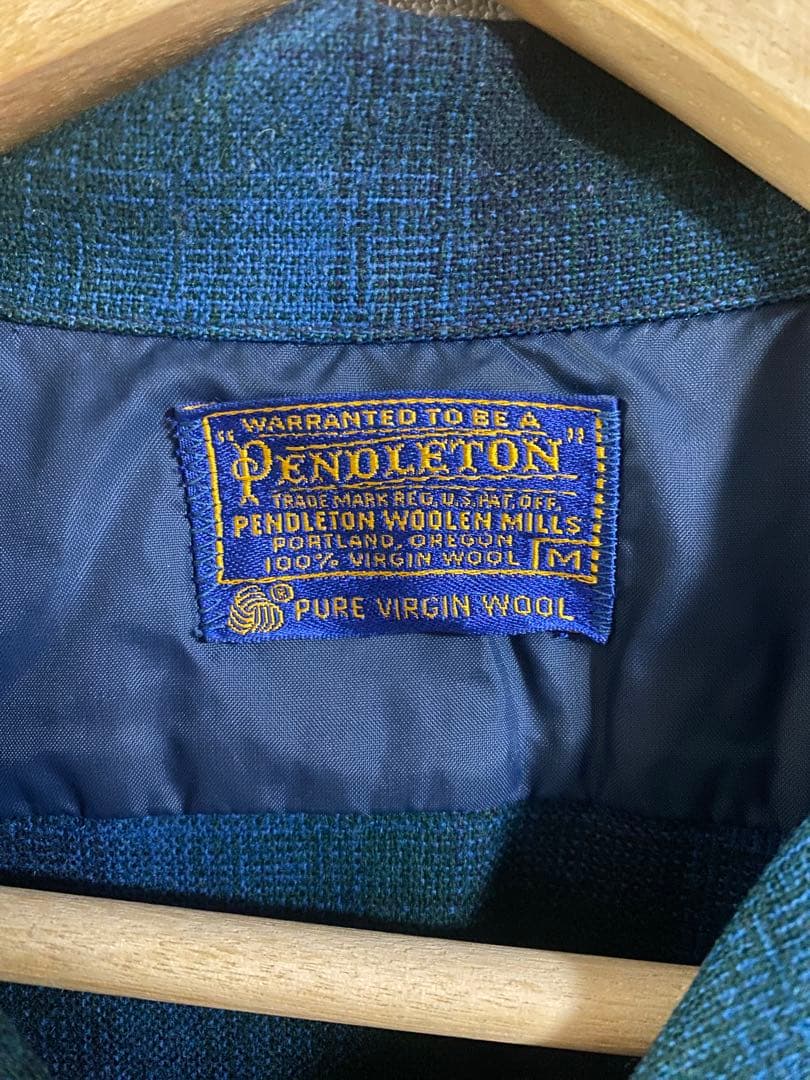 60's Pendleton ペンドルトン ボードシャツ ブルー