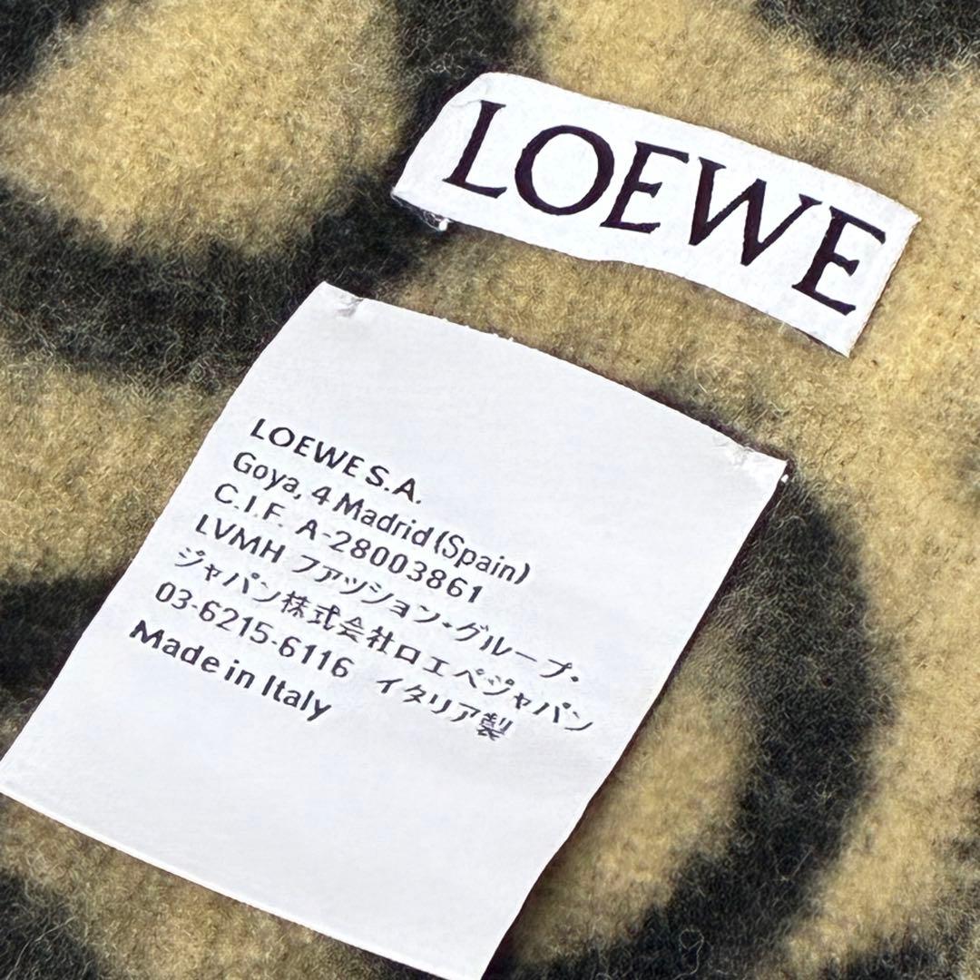 【LOEWE】アナグラム マフラー（アルパカ＆ウールブレンド）