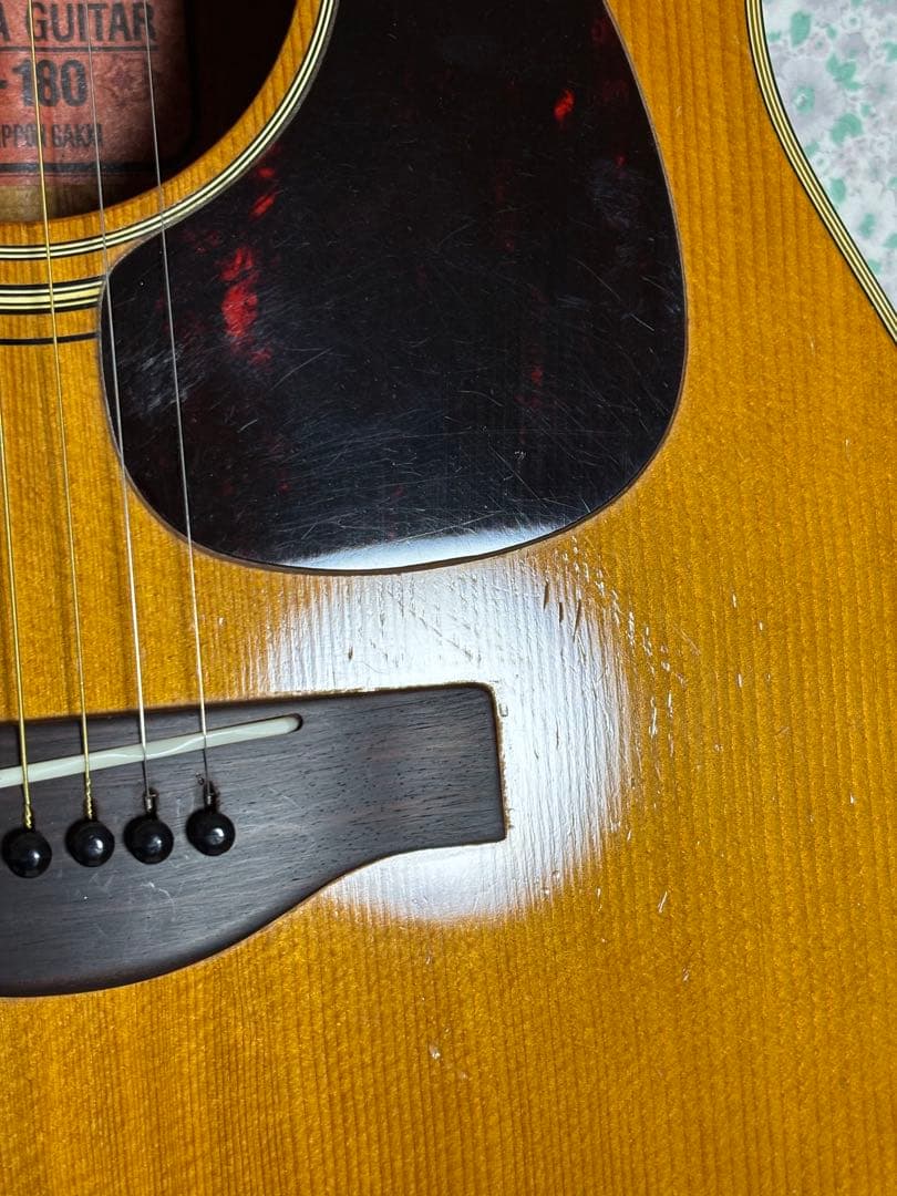訳アリ❗️YAMAHAヤマハFG-180赤ラベル　ジャパンヴィンテージアコギ ‼️