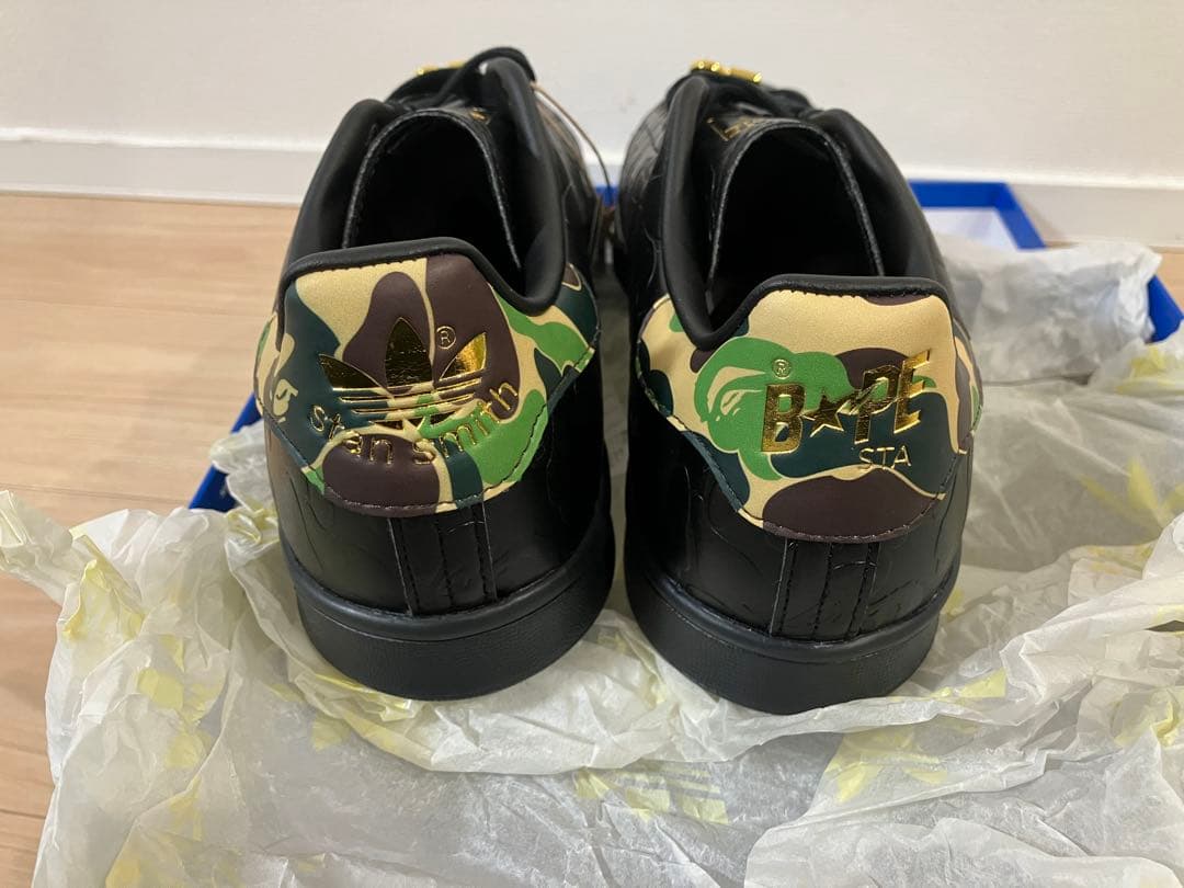 靴 adidas Stan Smith baqe black