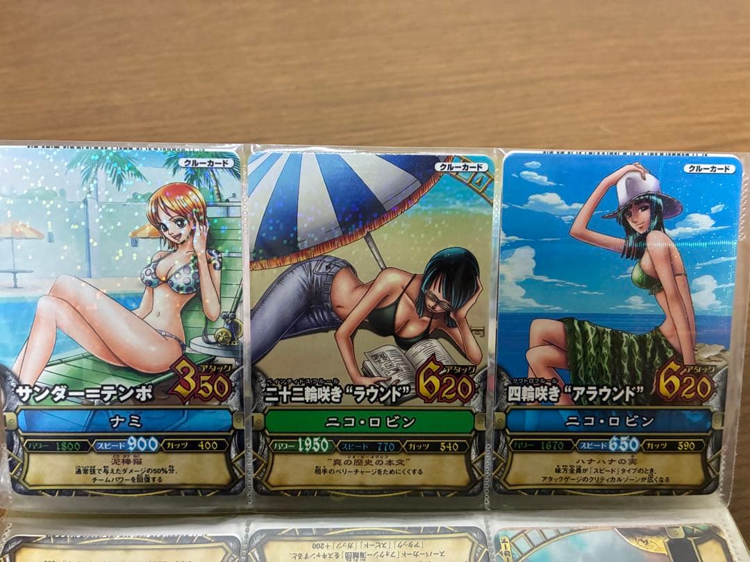 希少 ワンピーベリーマッチ 水着ナミ ロビンセット