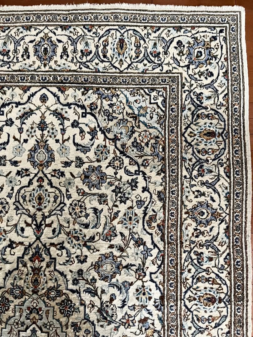 ペルシャ絨毯　カシャンウール　大判　325×197
