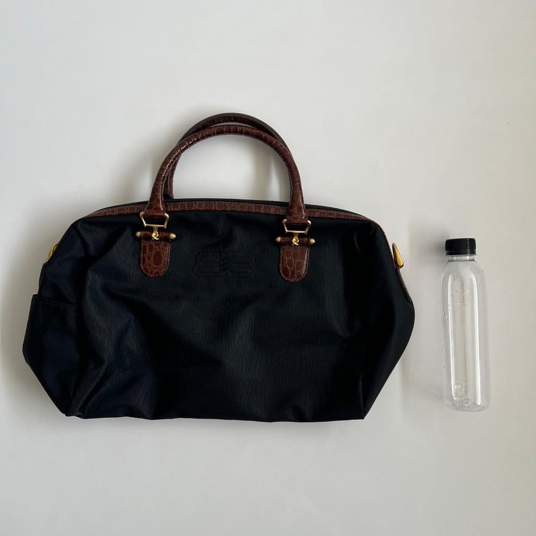 バッグ BALENCIAGA BB CROCO MINI BOSTON HAND BAG