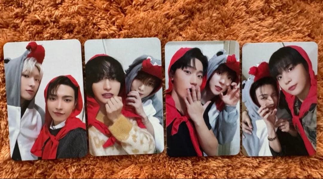 ATEEZ makestar 赤ずきん オオカミ トレカ ユニット 4枚 セット