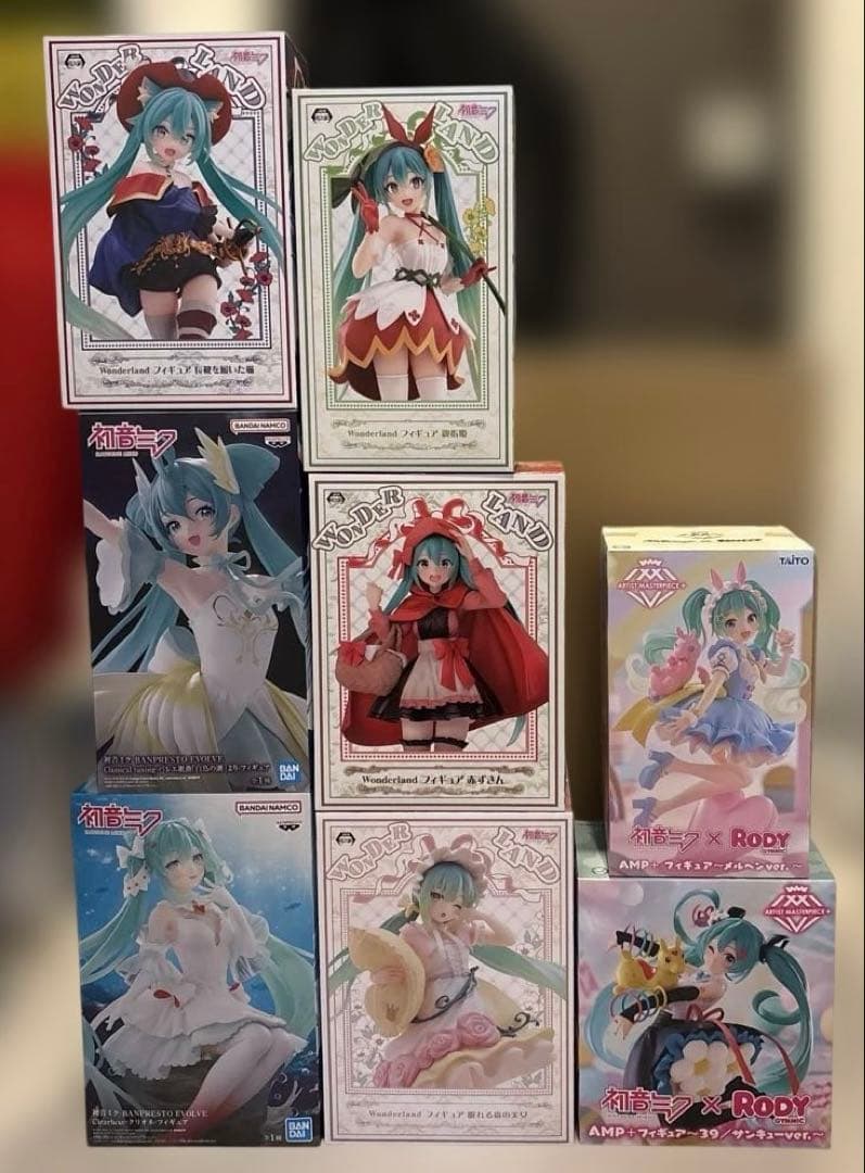 未開封 初音ミク プライズフィギュア グッズ まとめ売り 9点セット