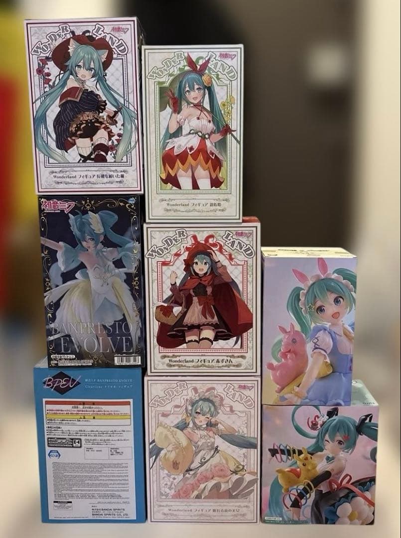 未開封 初音ミク プライズフィギュア グッズ まとめ売り 9点セット