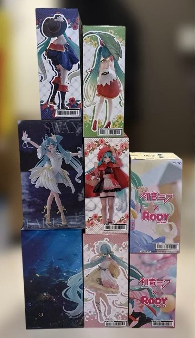 未開封 初音ミク プライズフィギュア グッズ まとめ売り 9点セット