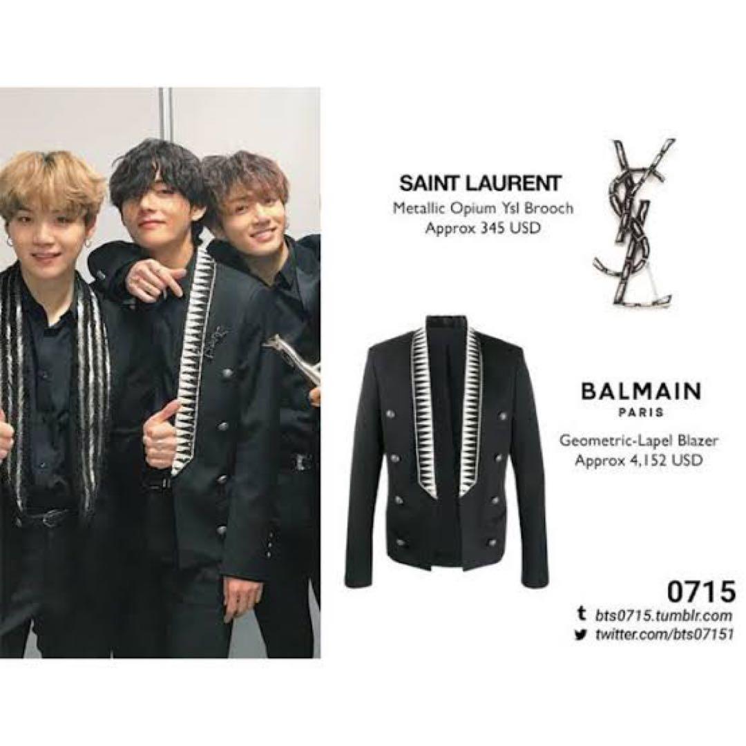 SAINT LAURENT シルバーブローチ