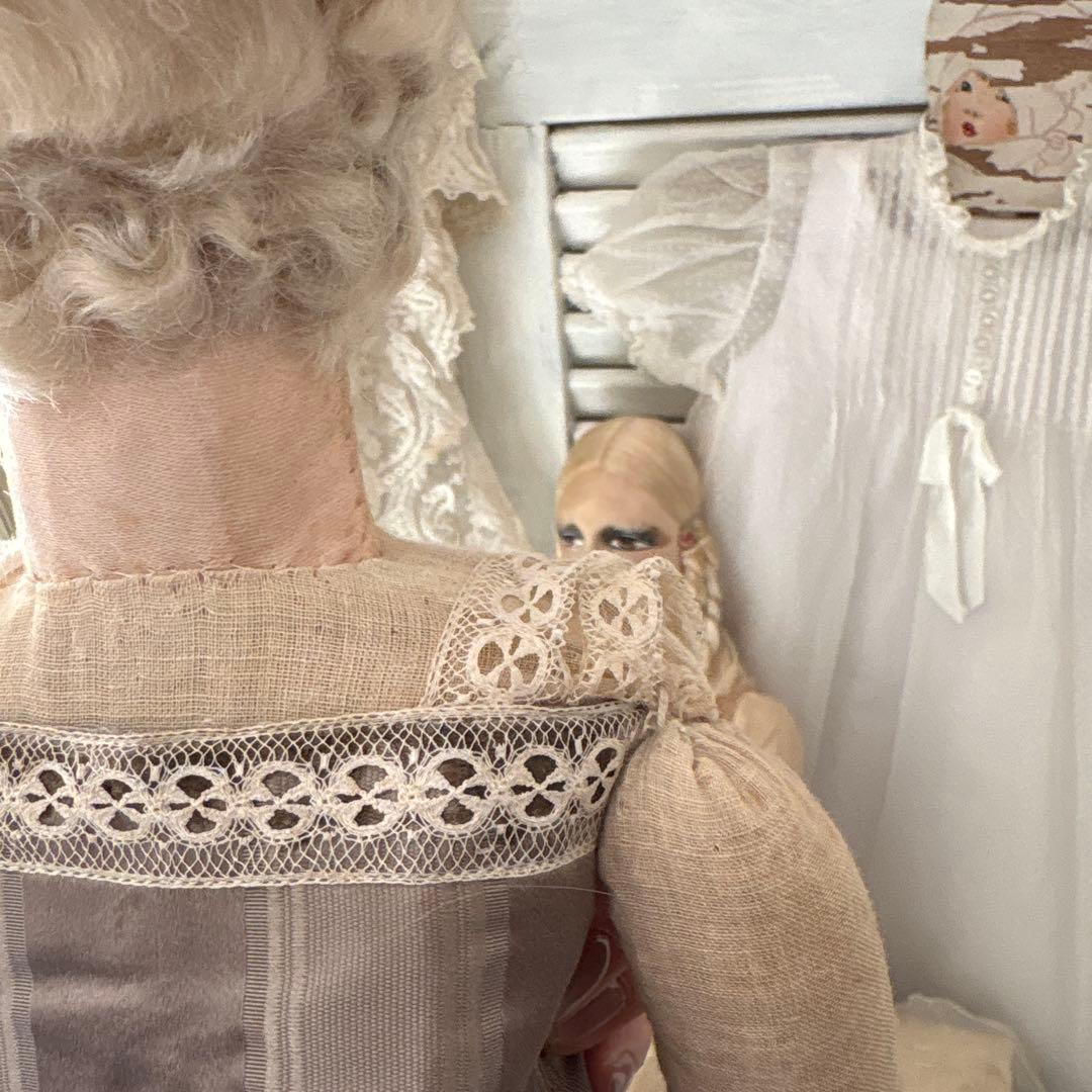 ブドワールドール フランスアンティーク ビスクドール アンティークドール