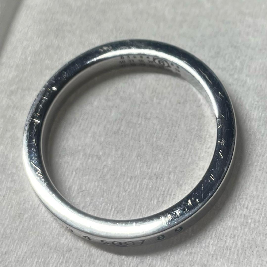 極美品　MM6 Maison Margiela ミニマル シグネチャー リング