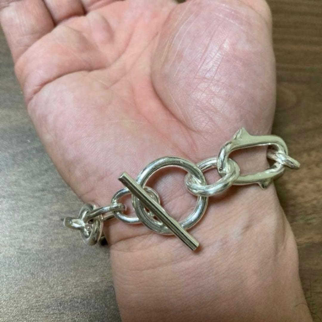 シルバー925トゲブレスレット