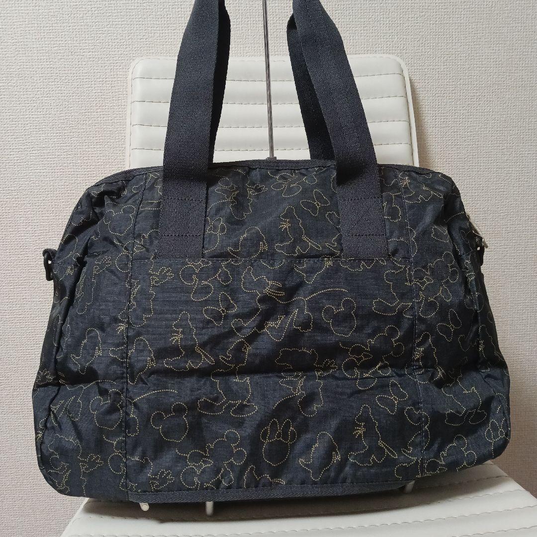 2652　レスポートサック　ボストンバッグ　ディズニー　刺繍風　タグ付新品