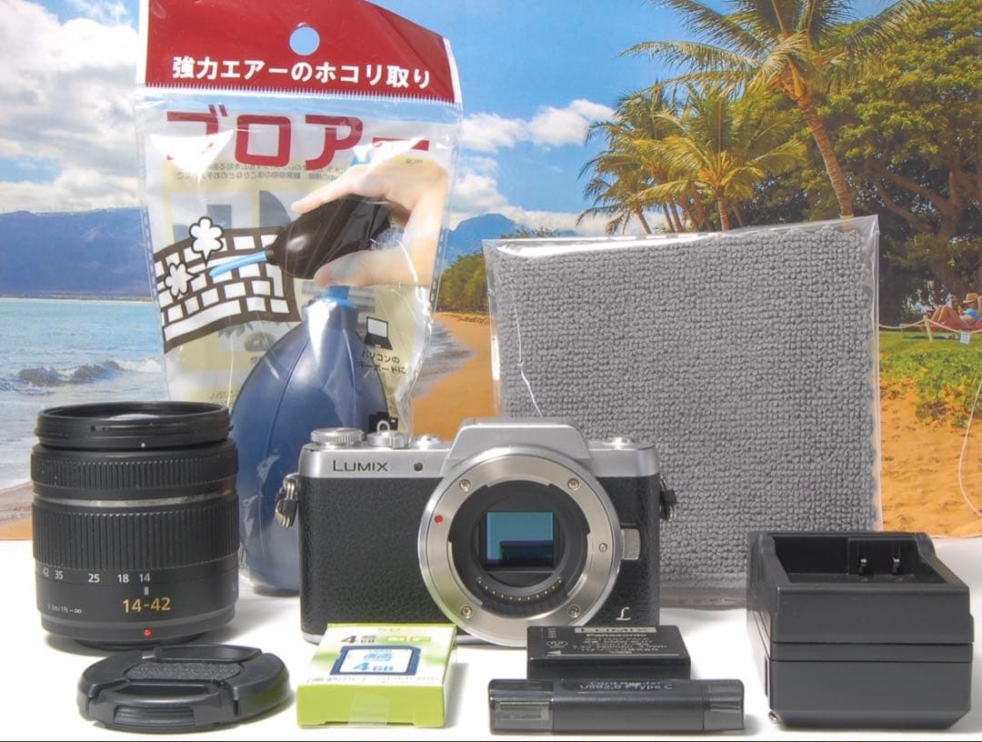 軽量❤️簡単操作 LUMIX DMC-GF7 スマホ転送 自撮り対応の一眼カメラ