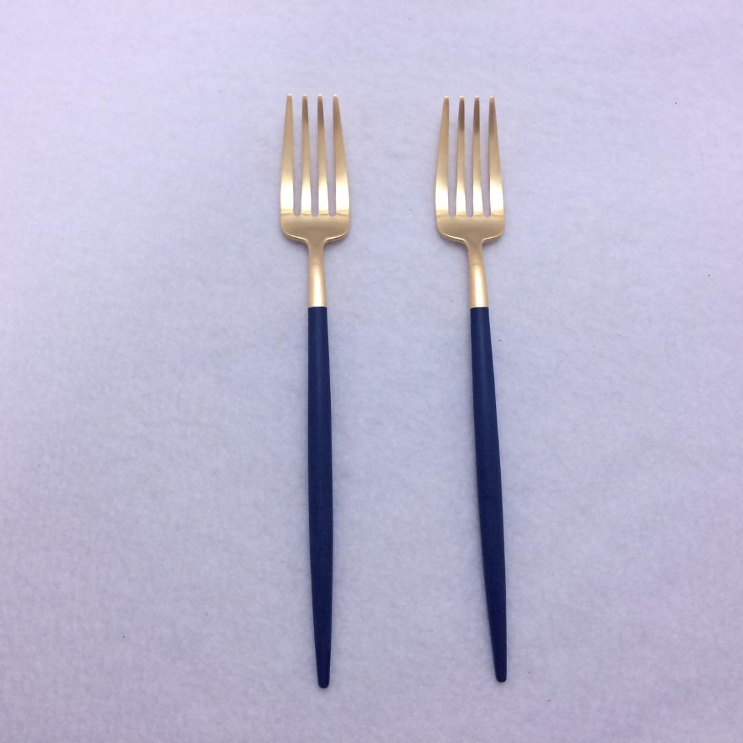 ラスト！　セール価格　クチポール　GOA　ブルー＆ゴールド　デザート３種×各２