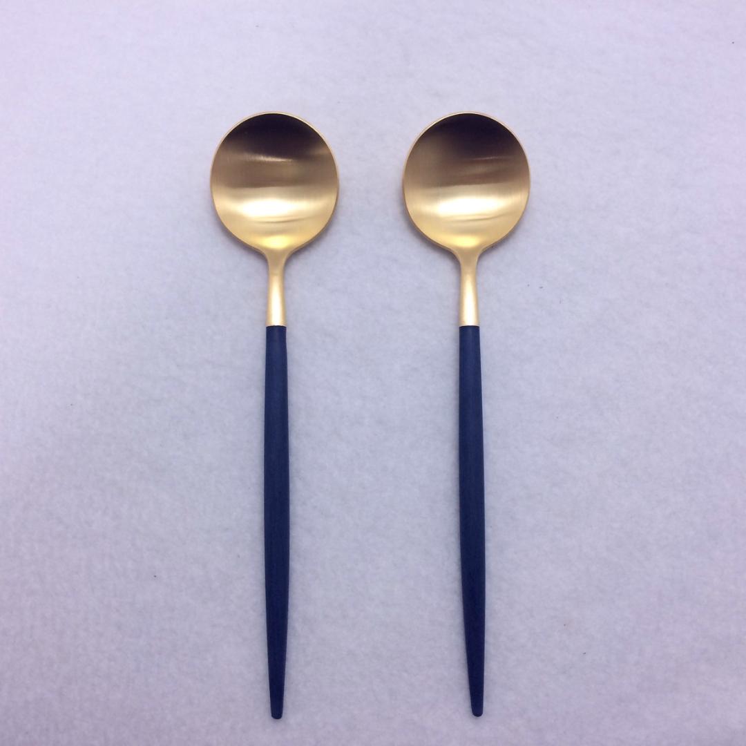 ラスト！　セール価格　クチポール　GOA　ブルー＆ゴールド　デザート３種×各２