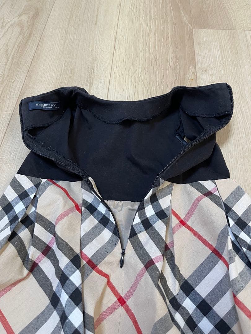み*様 【BURBERRY】スカートチェック　ワンピース 90CM