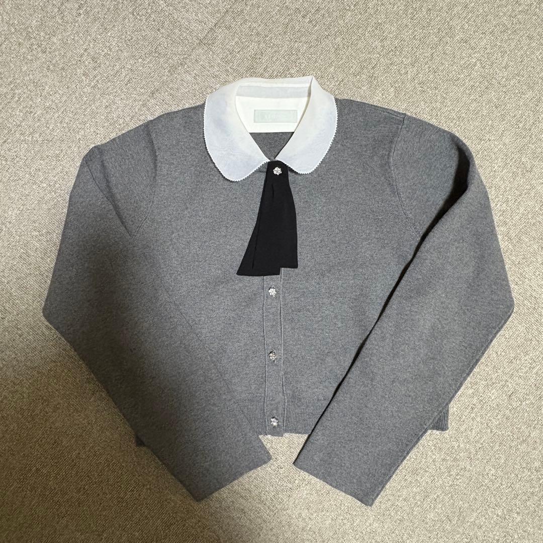 デタッチャブル総針カーディガン 38