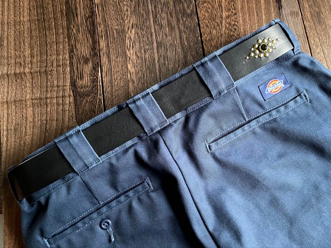 ディッキーズ874専用スタッズベルト　真鍮　ミッスーリ　HTC CALEE