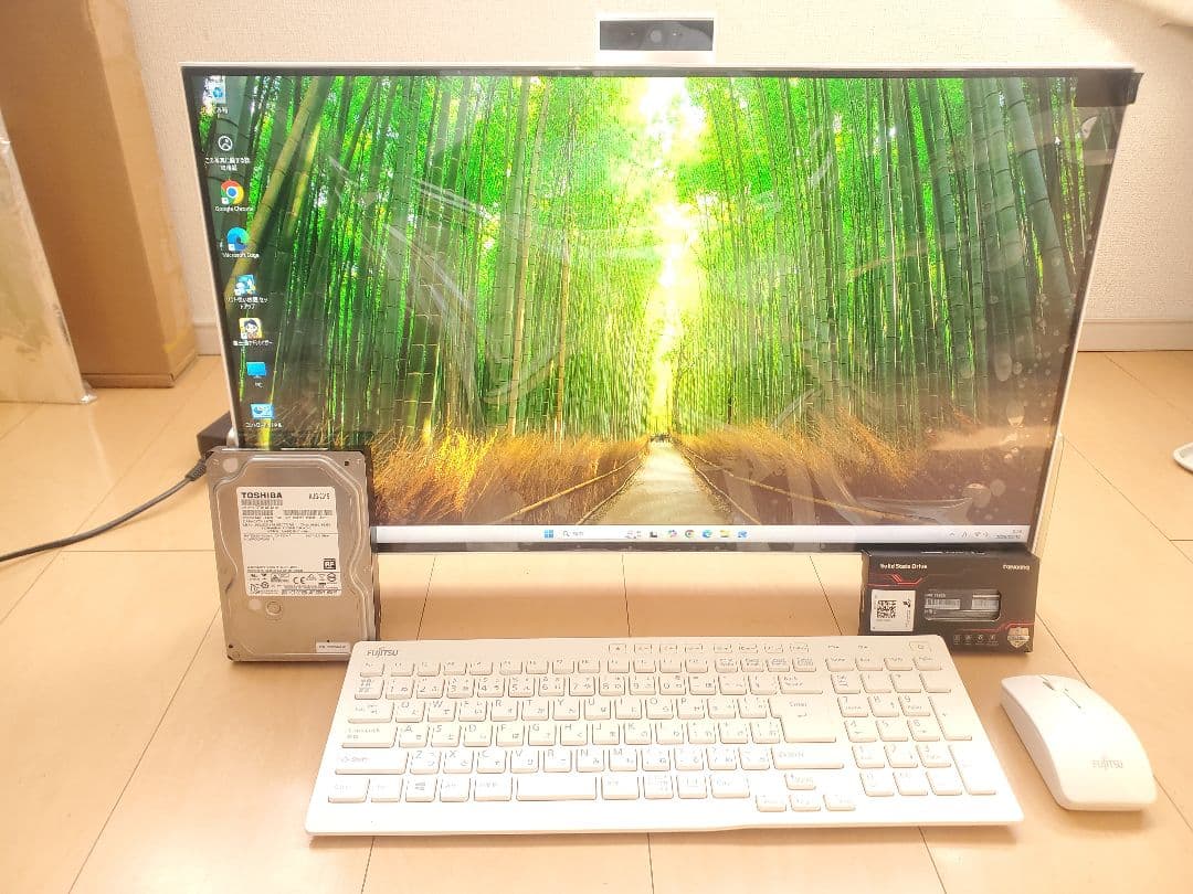 富士通/i7-7700HQ/M.2SSD240GB/16GB/オフィス2024