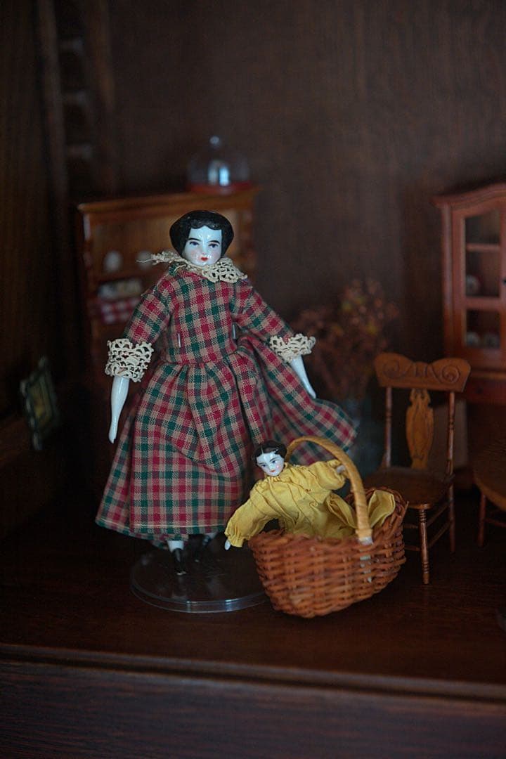 リ*カ様 アンティーク チャイナヘッドドール ミニョネット ミニチュア ブライス