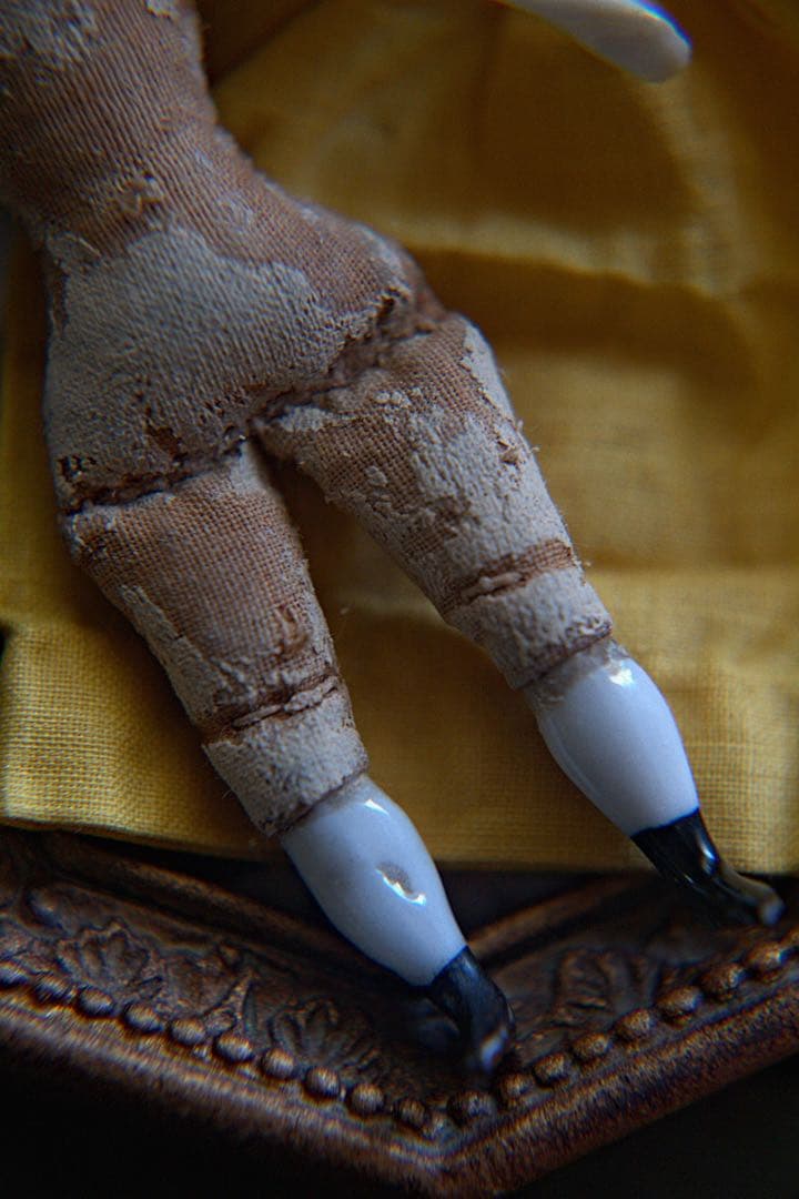 リ*カ様 アンティーク チャイナヘッドドール ミニョネット ミニチュア ブライス