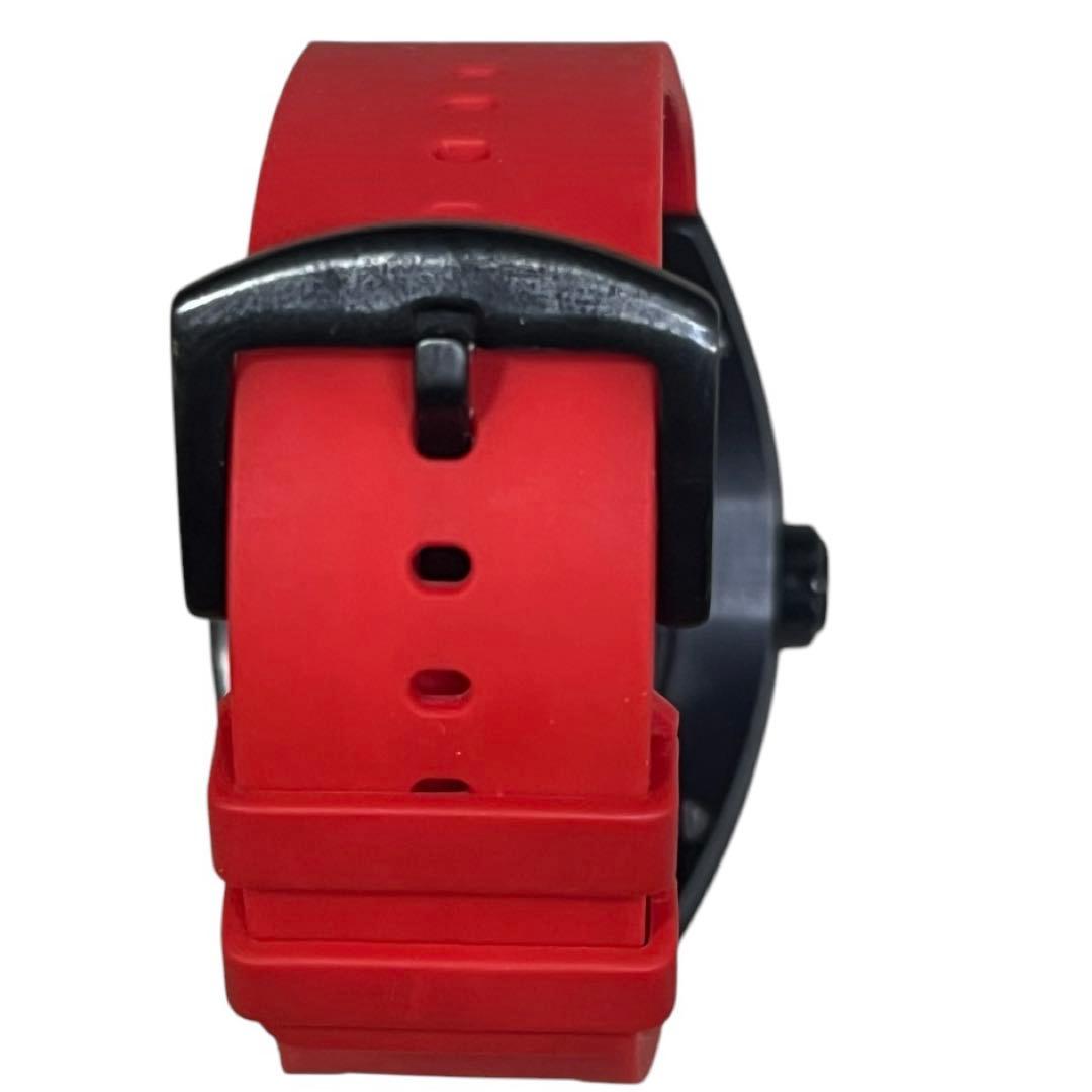 稼働品　定価4.4万円Anne Coquine 腕時計 スケルトン ぐるぐる回る