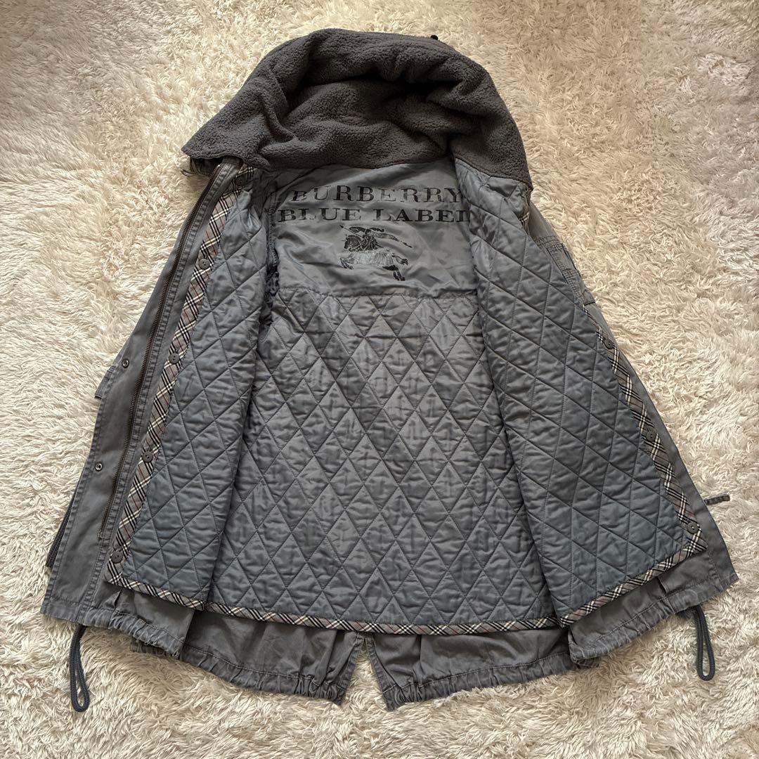 【希少】BURBERRY BLUE LABELモッズコート ライナー ミリタリー