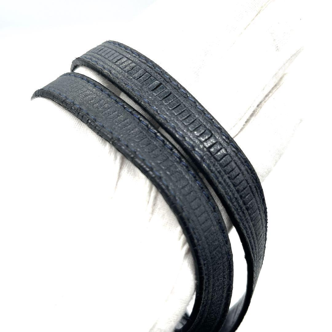 【美品】ボッテガヴェネタ イントレッチオリュージョン トートバック ネイビー 紺