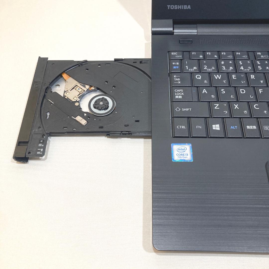 初心者✨快適i3・DVD・超大容量✨黒✨すぐ使えるノートパソコン◇T356-2