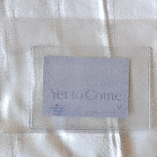 BTS テテ yet to come トレカ 非売 公式 V 釜山 ホテル 限定