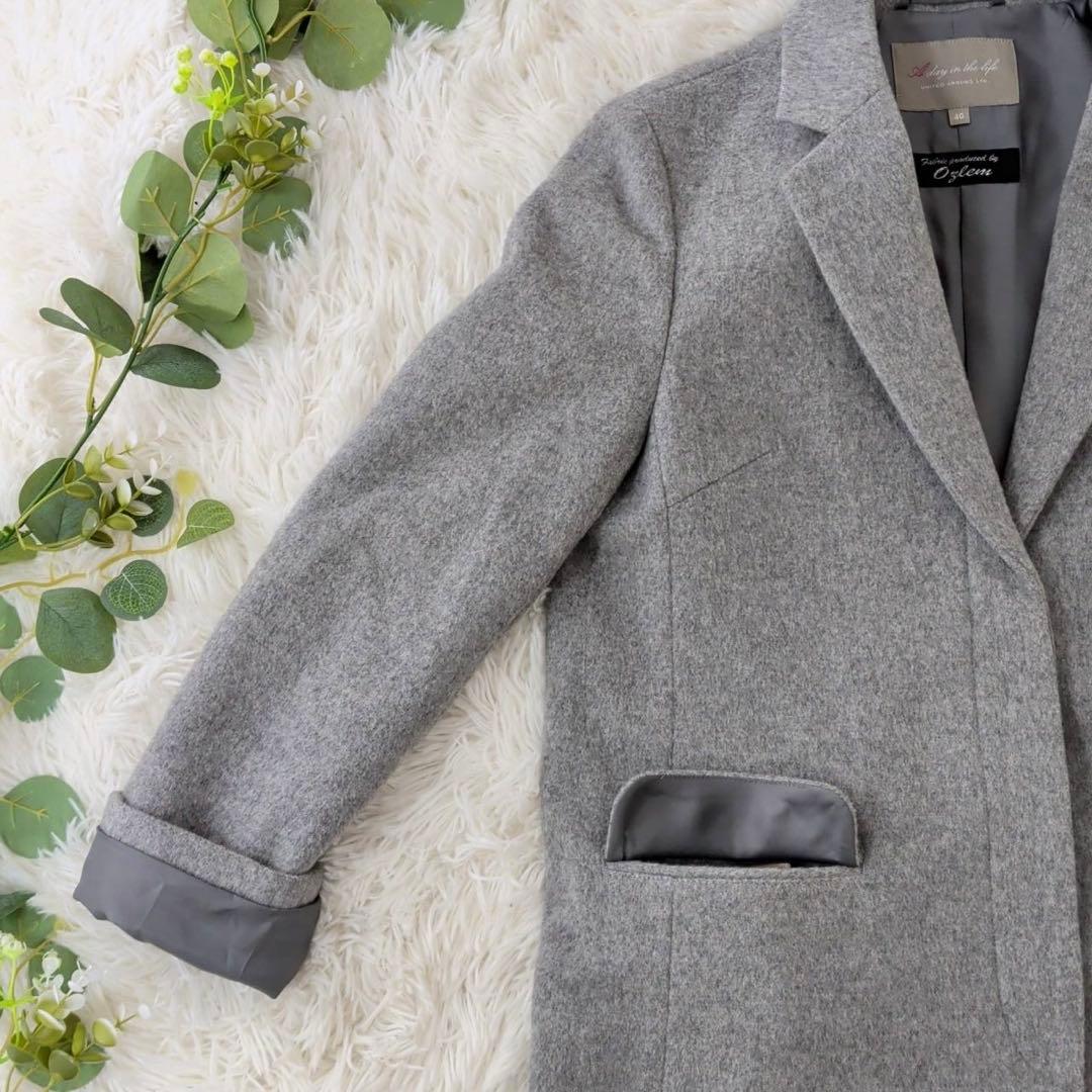 美品❗️【ユナイテッドアローズ】A day レディースチェスターコート 40